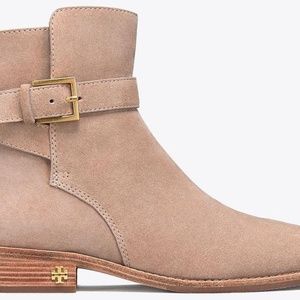 Tory Burch Brooke Suede Ankle Booties; NIB